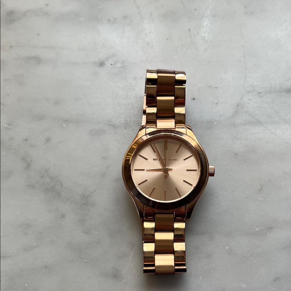 Michael Kors Rose Gold-Tone Watch